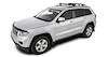 JA9435 Heavy-Duty RCL Black 2-Bar Roof Rack, 2011-2021 Jeep Grand Cherokee - image 1