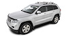 JA9456 Heavy-Duty RCL Silver 2-Bar Roof Rack, 2011-2021 Jeep Grand Cherokee - image 1