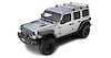 JB0887 Heavy-Duty RLT600 Silver 3 Bar Rhino-Rack Backbone Roof Rack, Select Jeep Wrangler - image 1