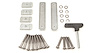 KC-FK8 Kayak Carrier Fitting Kit, Suite Rhino Heavy-Duty Crossbar - image 1