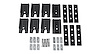 PLHS4 Backbone Pioneer Leg Height Spacer, 2007-2018 Jeep Wrangler, For Use w/QuickMount Legs PN[RLT600] - image 1