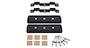 QMFK15 QuickMount Ditch Bracket, 2009-2021 Ram 1500, For Use w/RLT600 Roof Racks, Optional Skirt Available For Some Fitments