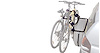 RBC025 Spare Wheel Bike Carrier, 2 Bike Capacity, Fold Down, Incl. 2 Tie Down Straps, Rear Spare Tire Mount - image 1