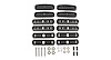 RCP68-BK RCP Roof Rack Base Kit, 2015-2020 Kia Sedona, 4 Sets