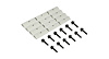 RD-FK1 Track Mount Reconn-Deck Fit Kit, 2020-2022 Jeep Gladiator, JT, Tacoma, Tundra - image 1