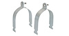 RPC4 Heavy-Duty Pipe Clamps, Galvanized Steel, 4 in. - image 1