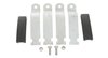 RPC4 Heavy-Duty Pipe Clamps, Galvanized Steel, 4 in. - image 2