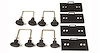 RUBK-MF Cargo Box Fitting Kit, Mounts MasterFit Luggage Boxes To Heavy-Duty Cross Bars - image 1