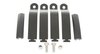 SPC4 Vortex Pipe Clamps, Galvanized Steel, 4 pc., 4 in. - image 3