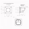 S1 White Flush Mount Auxiliary Light Pod [Universal] - image 2