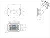 S2 Pro Black Flush Mount LED Auxiliary Light Pod [Universal] - image 2
