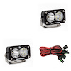 S2 Pro Black LED Auxiliary Light Pod Pair [Universal] - image 1