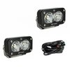 S2 Pro Black LED Auxiliary Light Pod Pair [Universal] - image 2