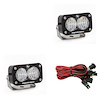 S2 Pro Black LED Auxiliary Light Pod Pair [Universal] - image 1