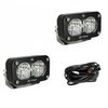 S2 Pro Black LED Auxiliary Light Pod Pair [Universal] - image 2