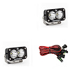 S2 Pro Black LED Auxiliary Light Pod Pair [Universal] - image 1