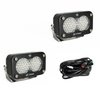 S2 Pro Black LED Auxiliary Light Pod Pair [Universal] - image 2
