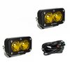 S2 Pro Black LED Auxiliary Light Pod Pair [Universal] - image 2