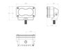 S2 Sport Black LED Auxiliary Light Pod Pair [Universal] - image 2