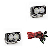 S2 Sport Black LED Auxiliary Light Pod Pair [Universal] - image 1