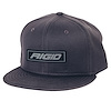 1032 New Era Flat Bill Hat Grey With Grey Logo Patch, Snapback - image 1