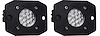 20641 Ignite Back-Up Kit, Diffused Lens, Flush Mount, Black Housing, Pair - image 1