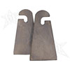 Weld-On Slotted Tab- Flat - image 1