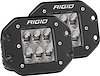 512313 D-Series PRO LED Light, Driving Optic, Flush Mount, Black Housing, Pair - image 1