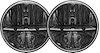 55009 7 in. Round Headlight, Non JK Version, Pair - image 1
