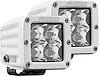 602213 D-Series PRO LED Light, Spot Optic, Surface Mount, White Housing, Pair - image 1