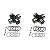 Chromoly Super Joints, Pair, For Dana 30, Dana 44 & GM 8.5 in. Front Diffs - image 1