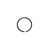 Right Hand Stub Axle Snap Ring For '04& Up GM 8.25 in. Ifs, .091 in. Thick - image 1