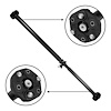 USA Standard ZDS105660 2 Piece Rear Driveshaft, '04-'09 Cadillac Srx 3.6L Rwd, 64.5 in. Flange To Flange - image 1