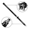 USA Standard ZDS150102 Rear Driveshaft, Subaru Outback, 5 Spd A/T, 58.3 in. Flange To Slip - image 1