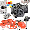 GM Goodwrench 350 Engine Components Package 7 w/ Edelbrock Intake & Carb - image 1