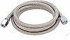 Gauge Installation Kit 6" Braided Stainless Steel Line - image 1