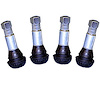 Valve Stems Rubber Valve Stems with Chrome Sleeve and Hex Head Cap - image 1