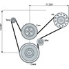 Corvette Style Accessory Drive System Without Power Steering, Without A/C - image 2