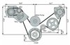 19421448 Accessory Drive System w/High-Mount AC Compressor for GM Gen III/IV LS Engines - image 2