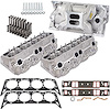 Large Port Cast Iron Vortec Cylinder Head Kit Includes: Pair of Cylinder Heads #809-25534446 - image 1