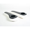 2n1 Black Armrest Set With White Trim - image 1