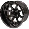 12 x 7 JEGS Razor Black Wheel - image 1
