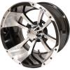12 x 7 JEGS Machined Black Legend Wheel - image 1