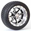 Drive Tire with Razor Machined Black Rim - image 1