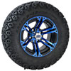 Trail Tire with Explorer Blue Black Rim - image 1