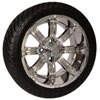 Drive Tire with Charger Chrome Rim - image 1