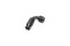 -6 AN Hose End, 90 Degree, PTFE, Black - image 1