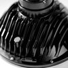 OE7-OE-D OE7 LED 7 in. Headlight, Solid Glass Semi-Fluted Lense, Mirror-Plated Aluminum Housing - image 3