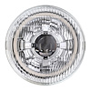 LED7-HDRSWB-C-OE-D LED Projector Headlight w/HDR Switchback Halo, 7 in., w/Original Glass [Chrome]
