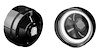 BLTFM-CAMRS70-73-B-1157DREV-SWB-HDRSWB Billet Front Parking Lamps w/1157 Switchback LEDs & HDR Halos, 1970-73 Camaro RS [Black]